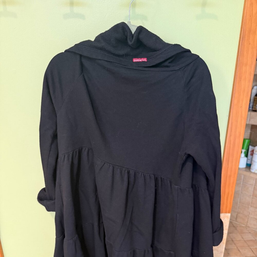 Hard Tail Black Lightweight Jacket – Open Front, Size Medium - Picture 3 of 4